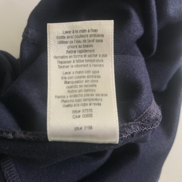 ALO YOGA | navy blue high waist airbrush leggings - Picture 5 of 7